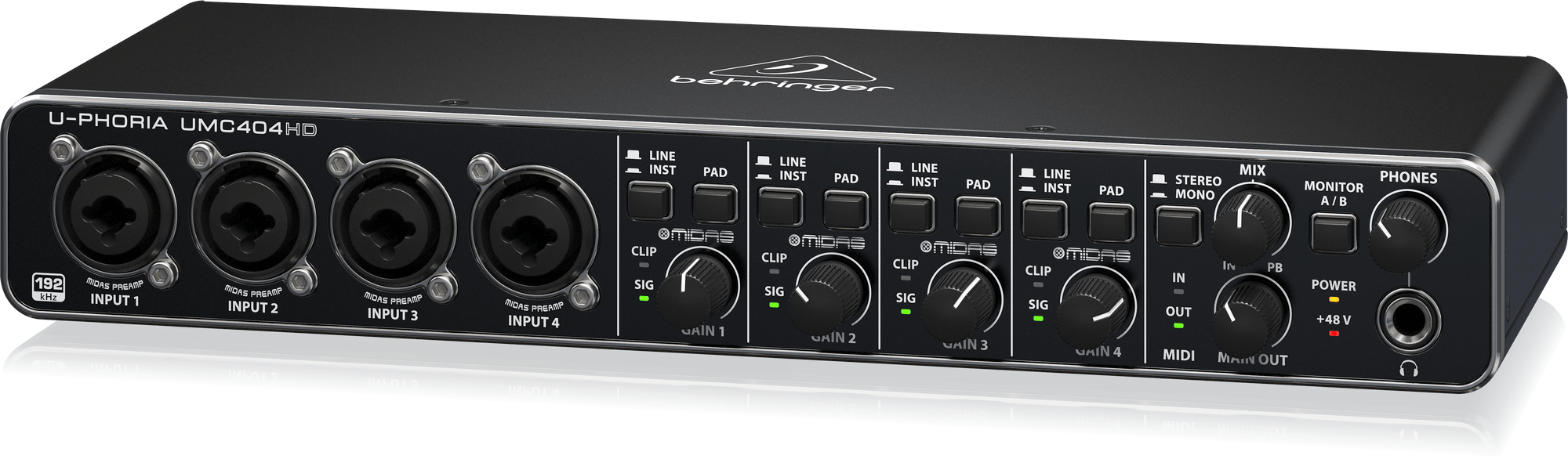 Behringer U-Phoria UMC404HD – Station Vibration