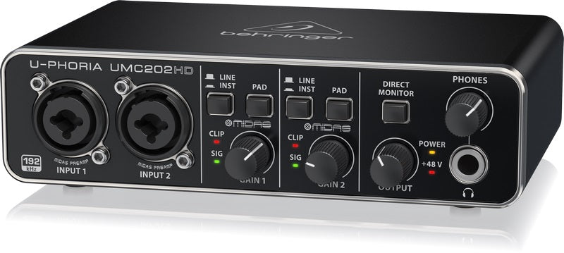 DTM・DAW BEHRINGER U-PHORIA UMC202HD Behringer UMC202HD Audio Interface – Station Vibration