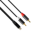 RUBIQUBE Lightning to Dual RCA Cable 1.8m