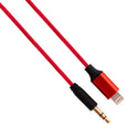 RUBIQUBE Lightning To Minijack 1.8m Cable (Red)