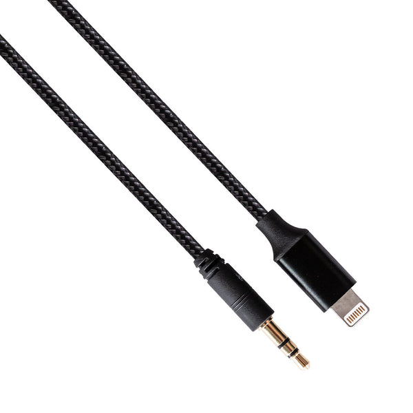 RUBIQUBE Lightning To Minijack 1.8m Cable (Black)