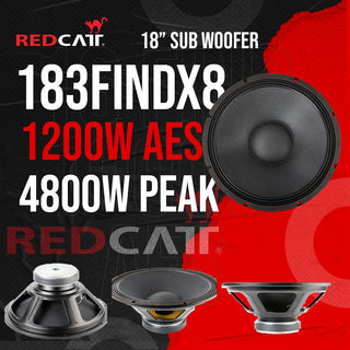 REDCATT 183FINDX8 - 18 Inch Loose Speaker