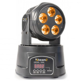 BeamZ MHL-90 LED Mini Moving Head Wash 5x18W RGBAW UV LEDS DMX
