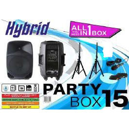 Hybrid Partybox 15 - Speaker Type 15” Powered Speaker system