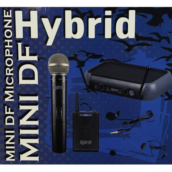 Hybrid Mini DF H/H - Dual UHF Cordless Hand Microphone System