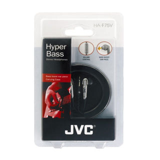 JVC HA-F75V In-Ear Stereo Headphones (Black)