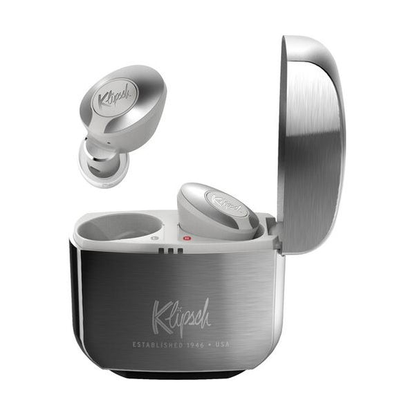 Klipsch T5 II True Wireless ANC Active Noise Canceling Earphones (SILVER)