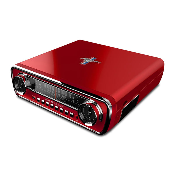Ion Audio - 4-in-1 Classic Mustang Styled Music Centre (Red)