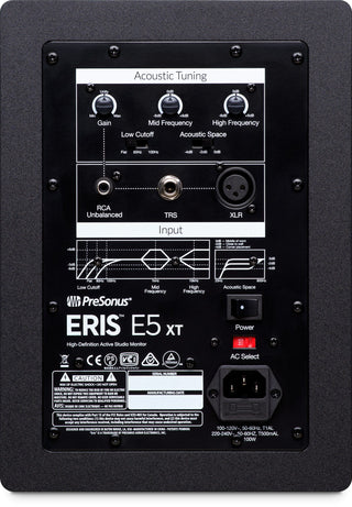 Presonus Eris E5 XT -  2-Way Active Studio Monitors with Wave Guide (Pair)