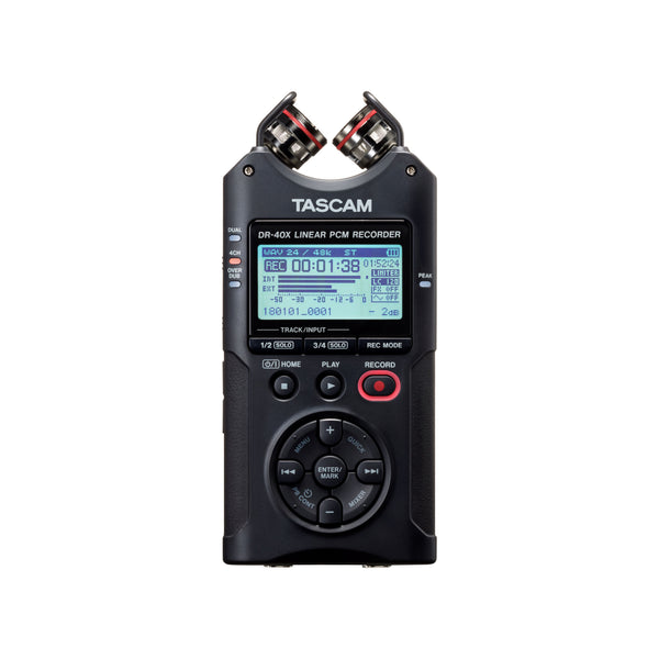 Tascam DR-40X -  Four Track Digital Audio Recorder and USB Audio Interface