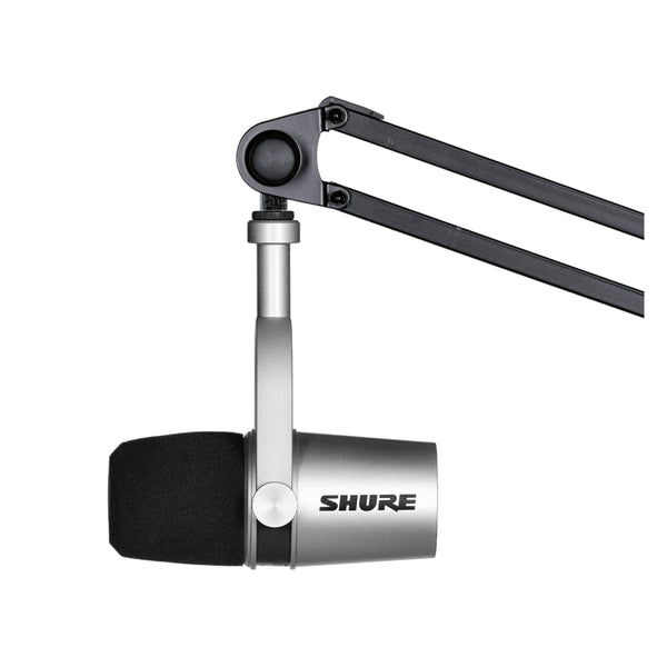 Shure MV7 USB Podcasting Microphone (Silver)