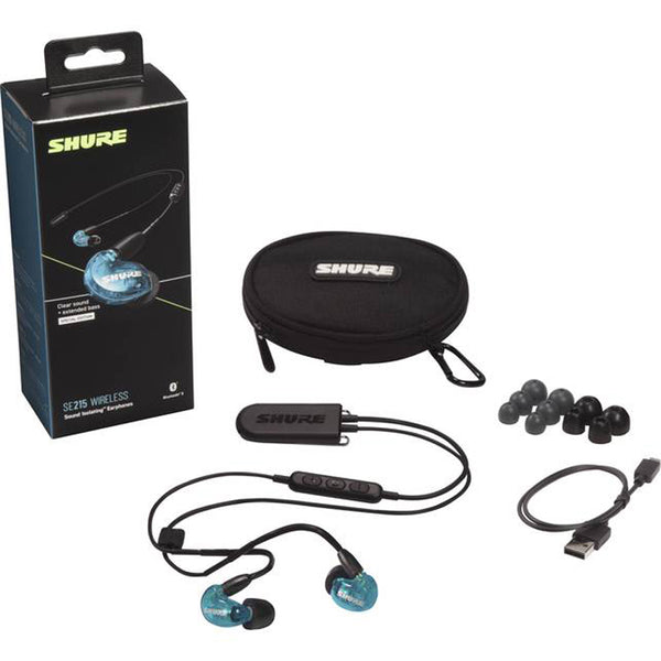 Shure SE215-BT2 Special Edition Bluetooth In-Ear Earphones(Blue)