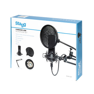 STAGG USB Cardioid Microphone Set