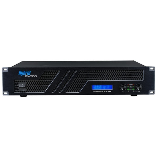 HYBRID B4000 MK6 2x2000 Watt RMS Powered Amplifier – Station Vibration